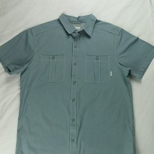 Columbia Mens Double Pocket Shirt Large